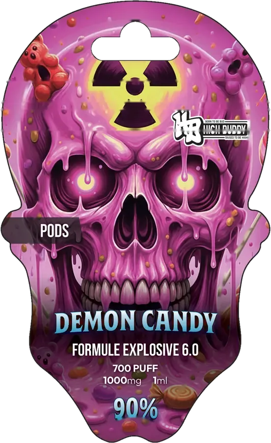 Skull Vape Demon Candy, recharge pod 1 ml