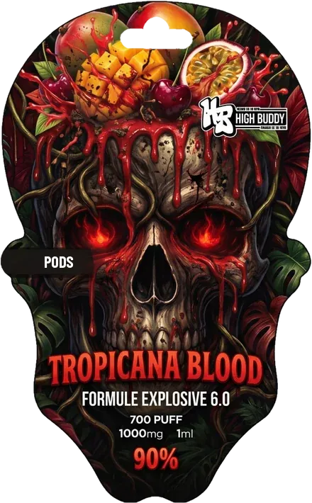 Skull Vape Tropicana Blood, recharge pod 1 ml